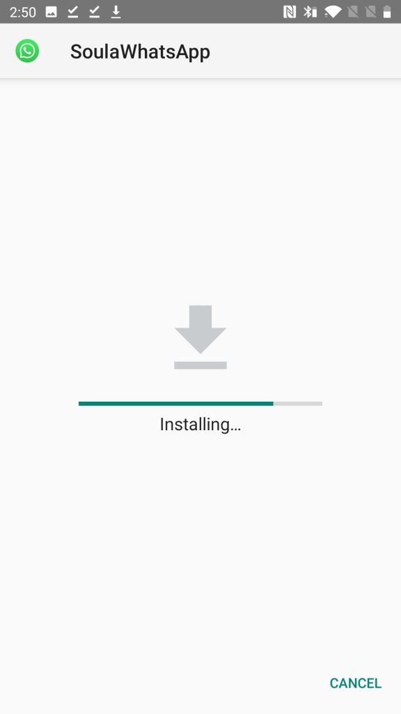 Soula WhatsApp Installing