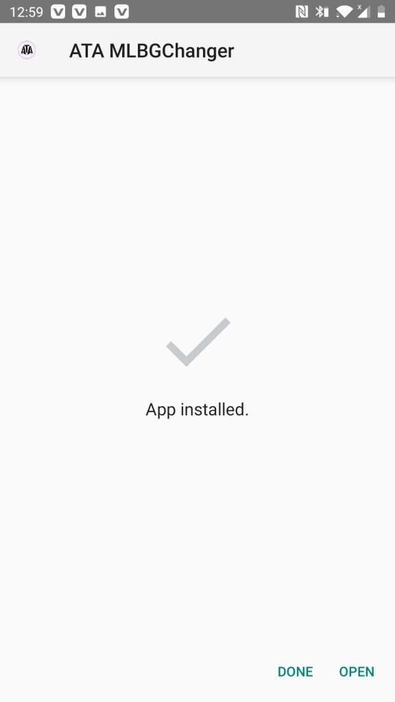 Ata Myanmar APK installed