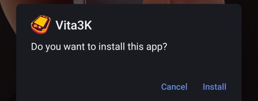 install Vita3K APK