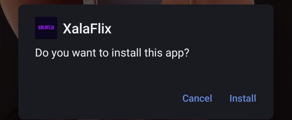 install XalaFlix APK