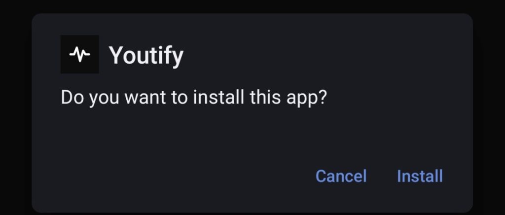 install Youtify APK