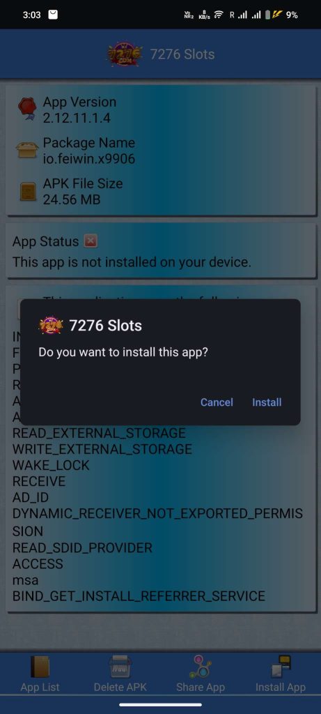 install 7276 APK