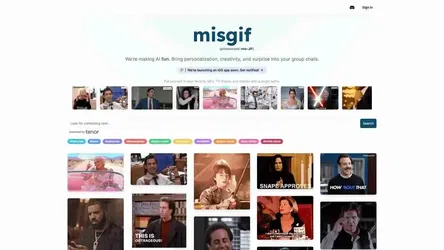 Misgif screenshot