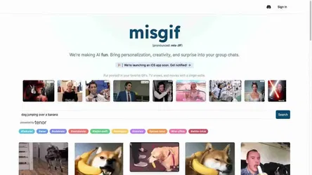 Misgif screenshot