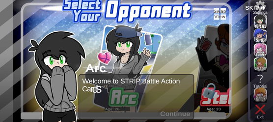 STRIP Battle Action Cards screenshot