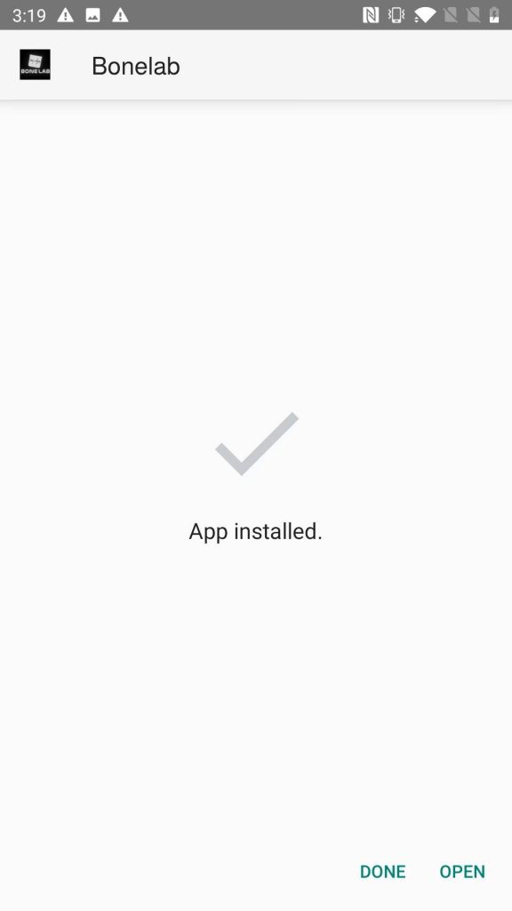 Bonelab APK installed