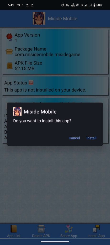 install MiSide APK