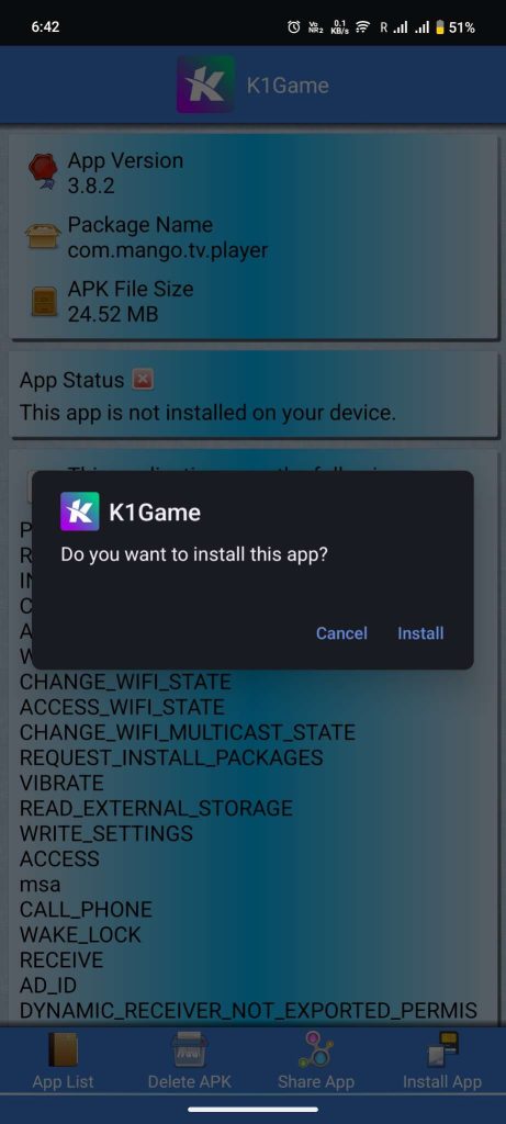 install K1 Game APK