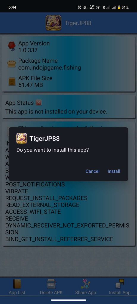 install TigerJP88 APK