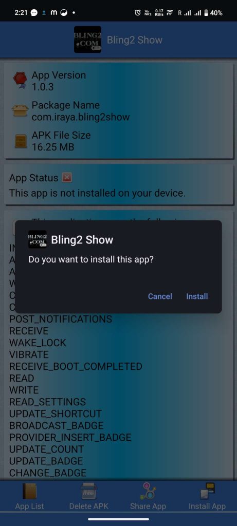 install Bling2 APK